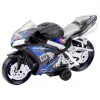 LEAN TOYS Racing Bike Racer Drive Lights Sounds Black Blue