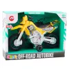 LEAN TOYS Motocross Off-Road Drive Lights Sounds Yellow
