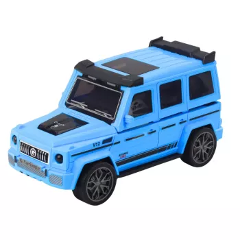 LEAN TOYS Visureigis Metalinis Automobilis su Šviesos ir Garso Efektais Baltas Mėlynas