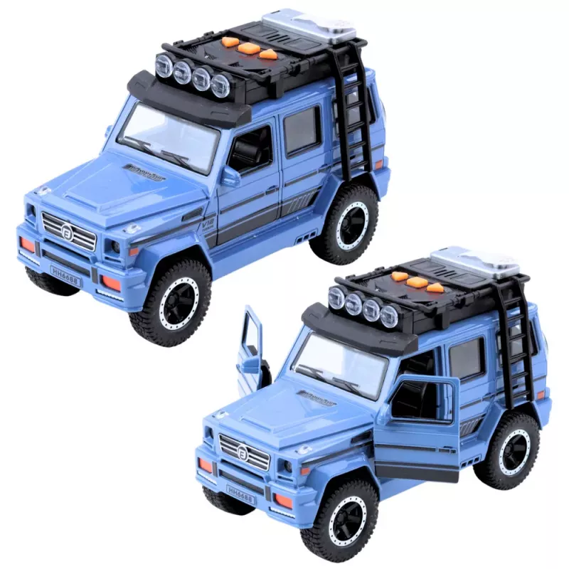 LEAN TOYS Visureigis HH6688 su atsidarančiomis durelėmis, šviesomis ir garsais