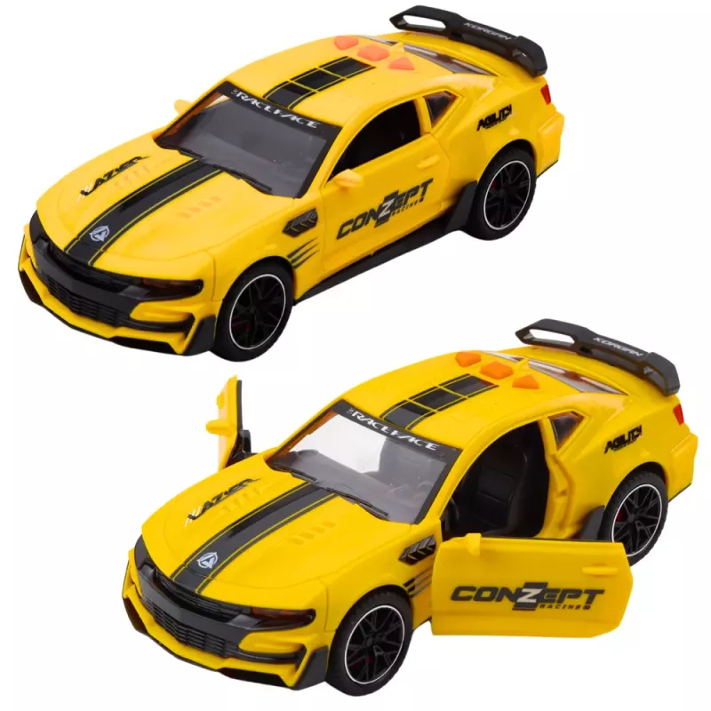 LEAN TOYS Sports Car Lazer 1:14 RC automobilis su atsidarančiomis durelėmis, šviesomis, garsais