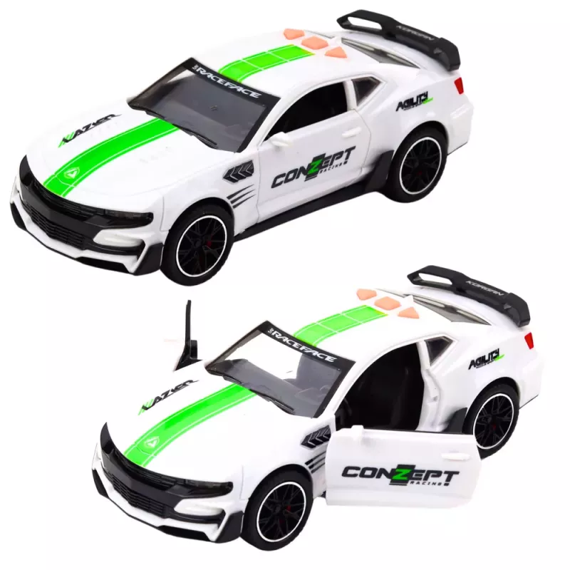 LEAN TOYS Sports Car Lazer 1:14 RC automobilis su atsidarančiomis durelėmis, šviesomis, garsais