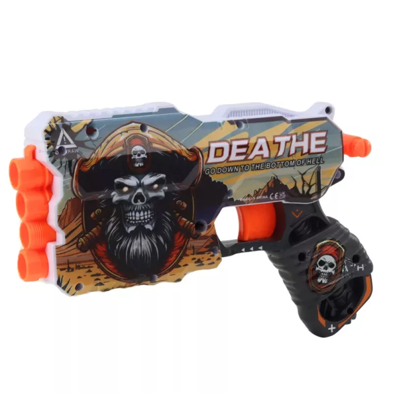 LEAN TOYS Pirate Foam Dart Gun Magazine for 4 Darts 12 pcs.