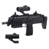 LEAN TOYS Žaislinis šautuvas su šviesomis, garsais ir taikikliu, juodas, 41 cm