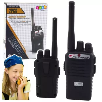 LEAN TOYS Vaikiškas racijų rinkinys, diapazonas 50-60M