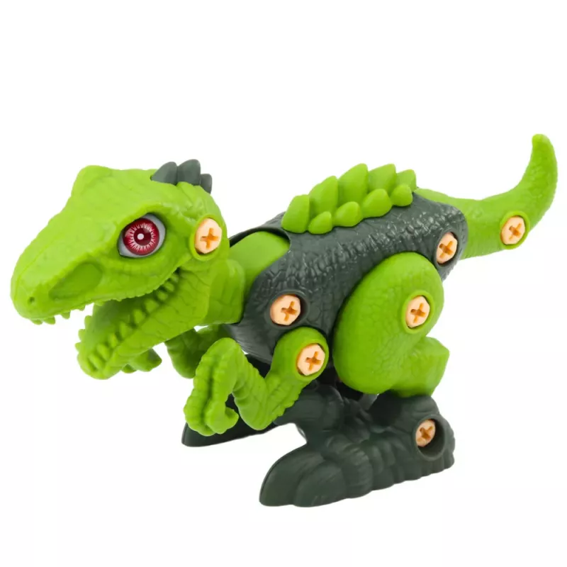 LEAN TOYS Dinosaur Take-Apart Toy T-Rex Green with Electric Drill DIY