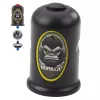 LEAN TOYS Flying Disk Gorilla Black Spinner Launcher Set
