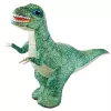 LEAN TOYS Didelis pripučiamas dinozauras su nuotolinio valdymo pulteliu RC Žalias 130 x 190 cm