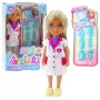 LEAN TOYS Ankiki Gydytojos Mini Lėlės Rinkinys su Gydymo Aksesuarais