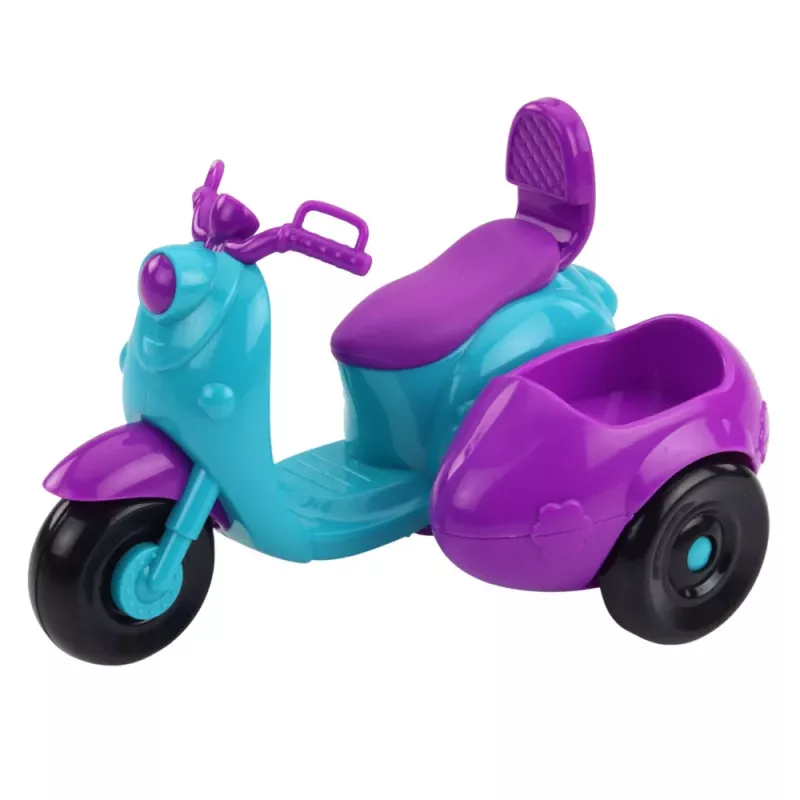 LEAN TOYS Ankiki Mini Lėlė su Triratuku ir Šuneliu