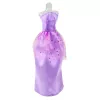 LEAN TOYS Anlily Lėlės Suknelės Rinkinys Su Batais, Rankine, Karūnomis ir Aksesuarais, 9 vnt.