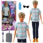 LEAN TOYS Anlily Lėlės Berniuko Aksesuarai Lagaminas Selfie Lazdelė Akiniai Butelis