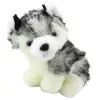 LEAN TOYS Husky Dog In A Bag Plush Mascot Cuddly Toy White Gray