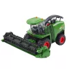 LEAN TOYS žemės ūkio kombainas su grūdų ir kukurūzų nuėmimo įranga, nuotoliniu būdu valdomas RC 1:24