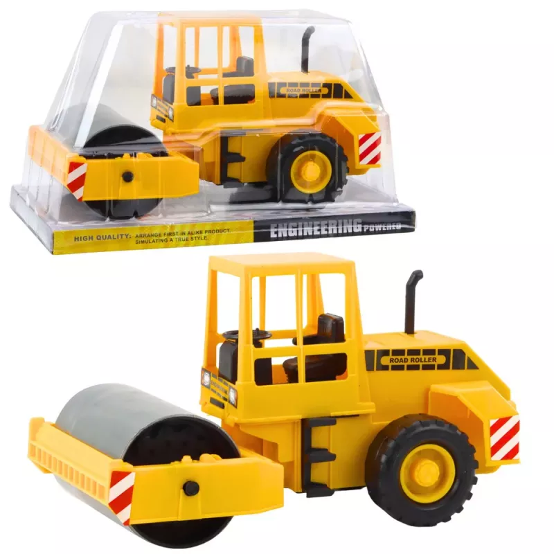 LEAN TOYS Kelių volas Statybinė transporto priemonė Sukamasis vairas