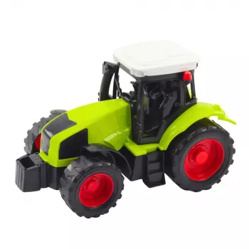 LEAN TOYS Traktoriaus ir žemės ūkio preso rinkinys Šieno presas Žalias