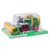 LEAN TOYS Kombainas ūkio žemės ūkio pjovimo mechanizmas varomas žalias 1:16 mastelis