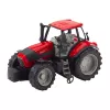LEAN TOYS Žemės ūkio traktorius su geltona priekaba raudonas 46cm