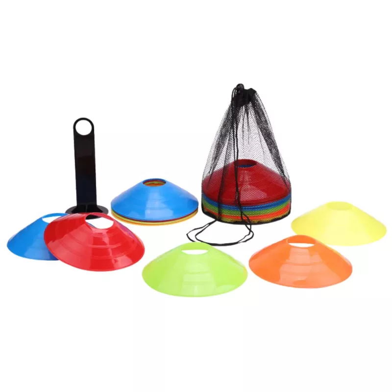 LEAN Training Cones Stand Transport Net Colorful Set of 50 pcs.
