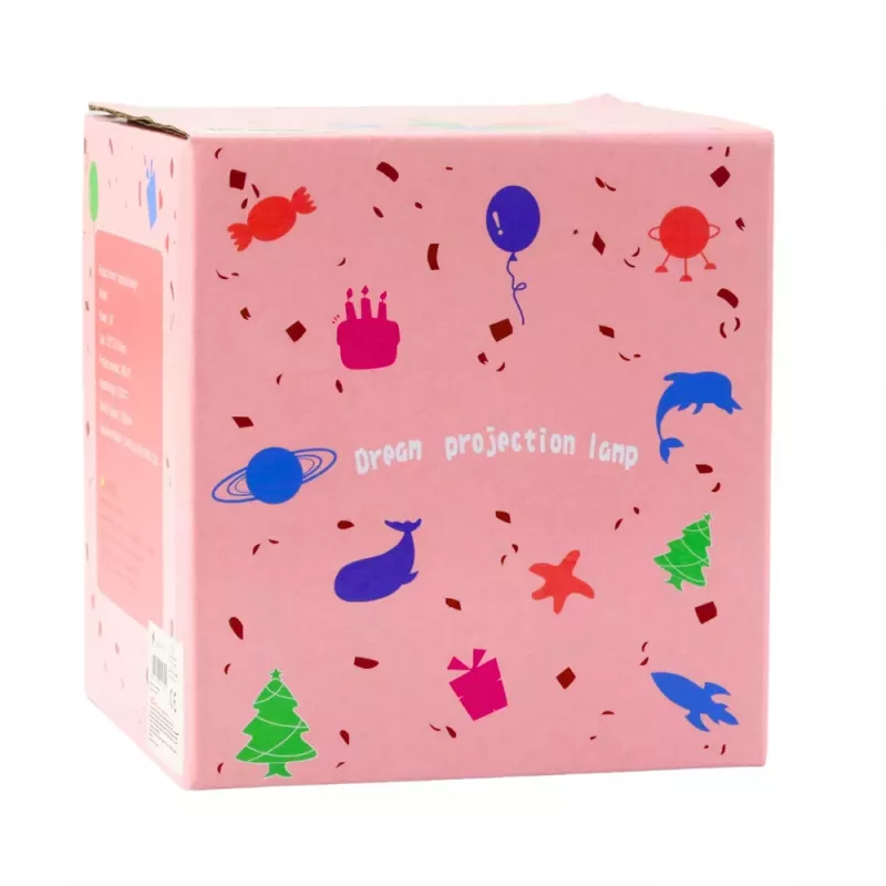 LEAN TOYS Žvaigždžių projektorius vaikams Naktinė šviesa 6 keičiamos projekcijos