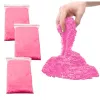 LEAN TOYS Magic Sand Set Pink 3kg Molds Tools Inflatable Board