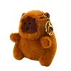 LEAN Urban School Backpack Capybara Keychain Badges Beige Cream 25L 42cm