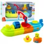 LEAN TOYS Vonios žaislas Laivas Su Kranu, Antimi ir Vėžliuku