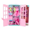 LEAN TOYS Lėlės rinkinys su garderobo aksesuarais, drabužiais, mados apsirengimo žaidimais mergaitėms
