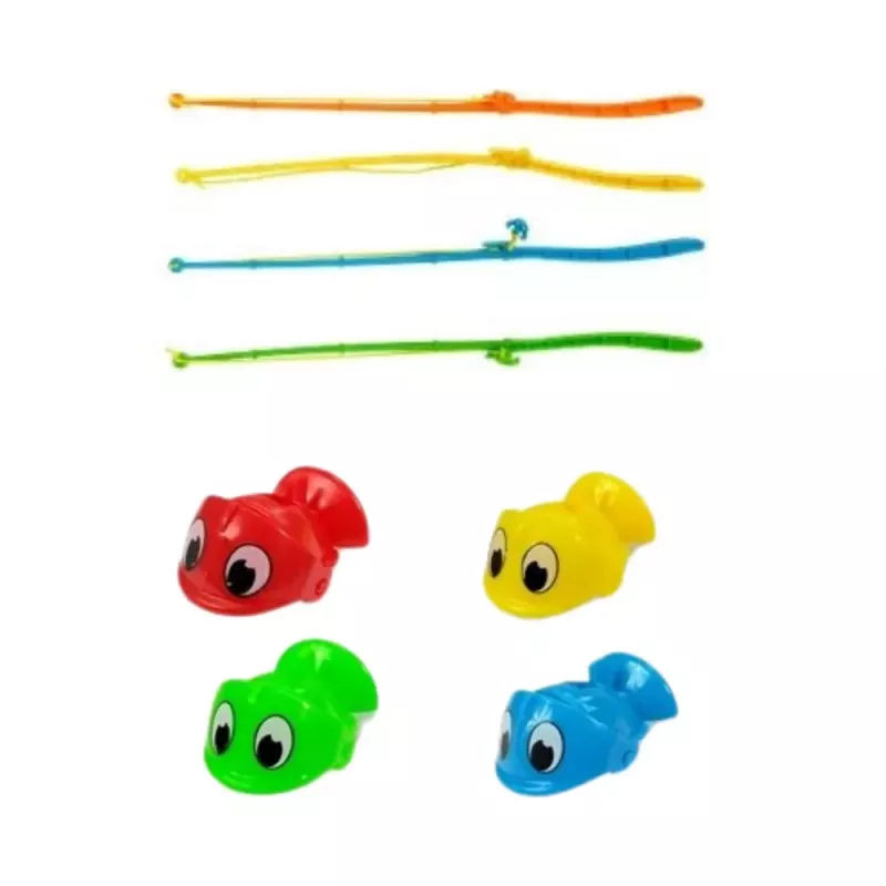 LEAN TOYS Interaktyvus arkadinis žaidimas Žvejyba su baterijomis Rožinis