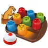 LEAN TOYS 2in1 Mole Maze Skill Game Fast Cups Tic Tac Toe