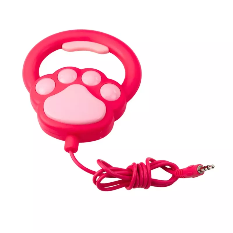 LEAN TOYS Interactive Dog with Bows on a Leash Walks and Barks White