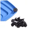 LEAN TOYS Sensorinis edukacinis takas - Spalvoti balansiniai akmenys, 6 vnt.