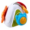 LEAN TOYS Lavinamasis manipuliacinis jutiminis kubas mažiems vaikams, spalvingas 5-in-1