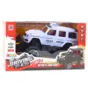 LEAN TOYS RC Policijos Visureigis Baltas 1:12