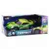 LEAN TOYS RC nuotoliniu valdymu lenktyninis automobilis su šviečiančiu kėbulu, žalias