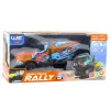 LEAN TOYS RC Truck nuotoliniu valdymu automobilis su apšviestu kėbulu oranžinis