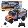 LEAN TOYS RC Truck nuotoliniu valdymu automobilis su apšviestu kėbulu oranžinis