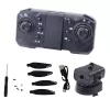 LEAN TOYS D11 Drone nuotolinio valdymo HD kamera WIFI gestų valdymas nuotolinio valdymo geltona