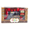 LEAN TOYS Classic Electric Locomotive Obstacle Sensor Lights Sounds