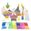 LEAN TOYS Magic Sand DIY Creative Kit Sand Decorations Glow Sand