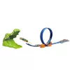 LEAN TOYS Car Track Catapult Launcher Crocodile