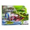 LEAN TOYS Car Track Catapult Launcher Crocodile