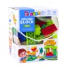 LEAN TOYS Spalvotų 3D konstrukcinių kaladėlių rinkinys, 100 vnt.