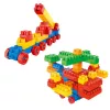 LEAN TOYS 3D spalvotų konstrukcinių blokelių rinkinys 180 vnt.