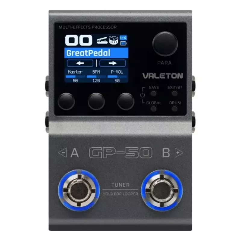 VALETON GP-50 gitaros multi-efektų procesorius su ekspresiniu pedalu