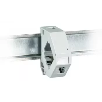 EFB-Elektronik Keystone modulio laikiklis 1 prievadas, skirtas DIN bėgiui, plastikinis