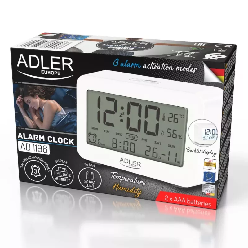 Adler AD 1196 Elektrinis virdulys 1.7L 2200W Baltas