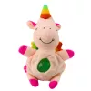 LEAN TOYS Minkštas žaislas su vandens kamuoliukais ir spaudžiamu pilvuku 20cm Mix