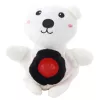 LEAN TOYS Minkštas žaislas su vandens kamuoliukais ir spaudžiamu pilvuku 20cm Mix