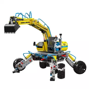 LEAN TOYS Construction Bricks Mobile All Terrain Excavator 1392 pcs.